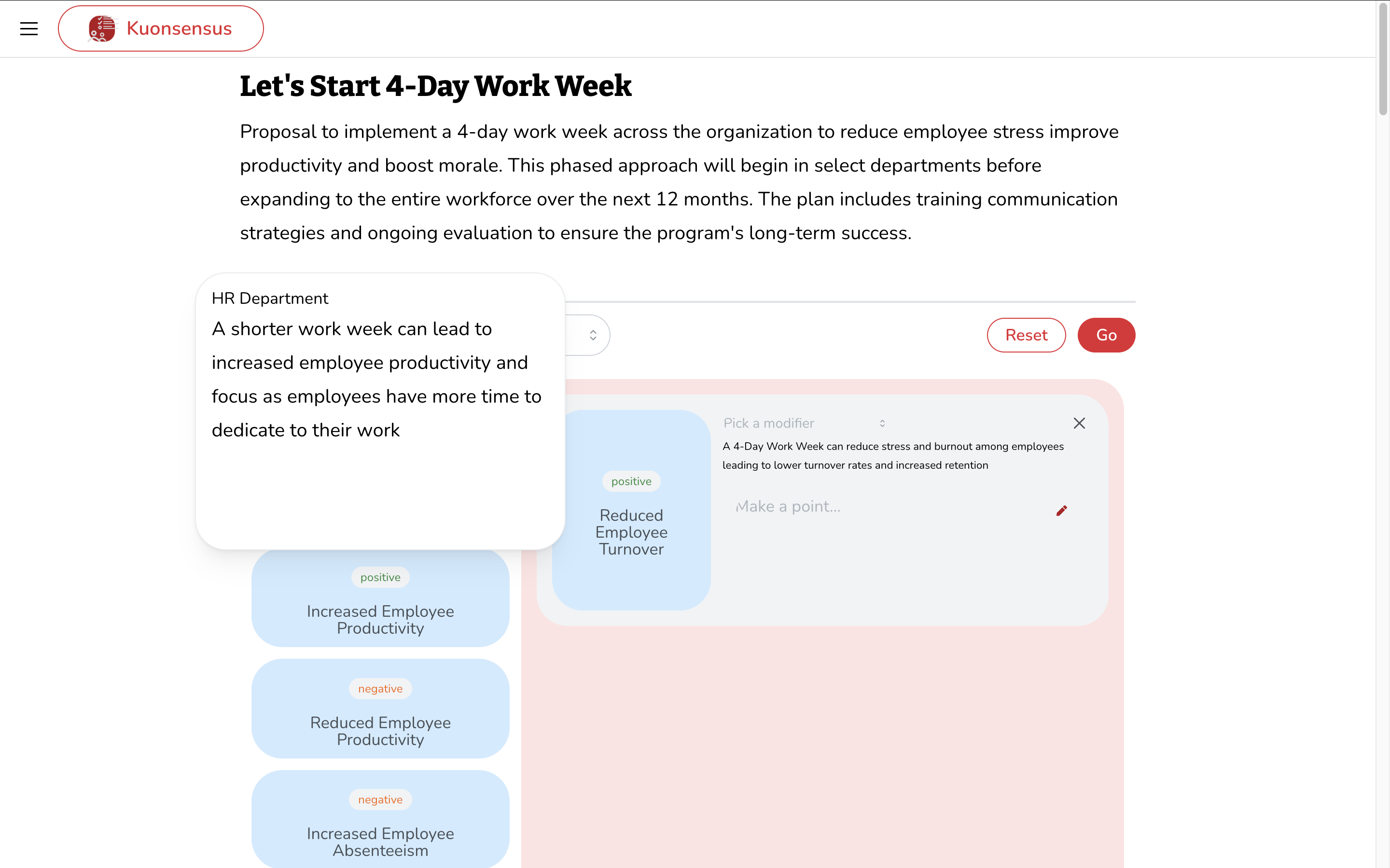 Customizable building blocks for crafting your proposal